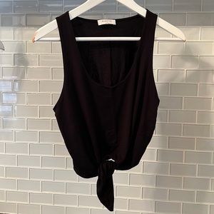 Babaton tank with tie